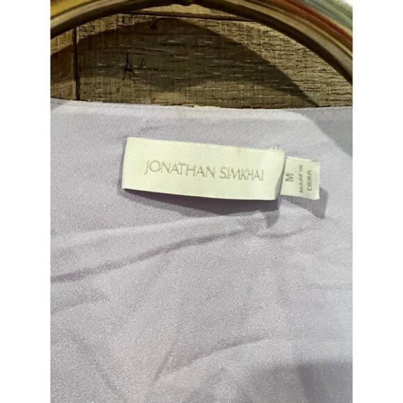 NWOT Jonathan Simkhai Londyn Collage Floral-Print Cutout Mini DRESS size M - Picture 4 of 12